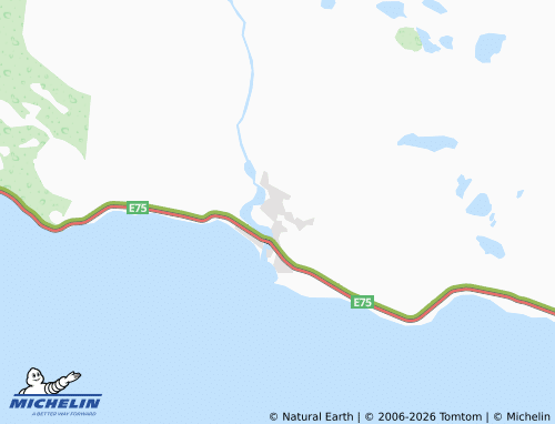 MICHELIN Vestre Jakobselv map - ViaMichelin