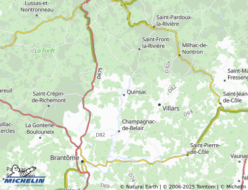 MICHELIN Quinsac map - ViaMichelin