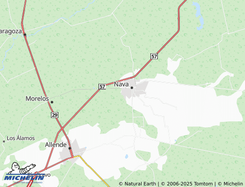 MICHELIN 2 de Agosto map - ViaMichelin