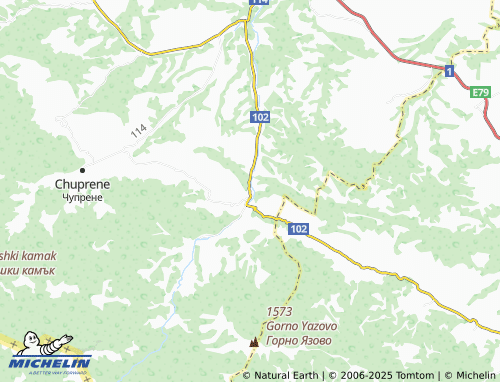MICHELIN Dolni Lom map - ViaMichelin