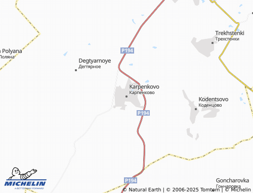 MICHELIN Karpenkovo map - ViaMichelin