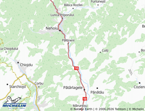 Mappa MICHELIN Mlăjet - ViaMichelin