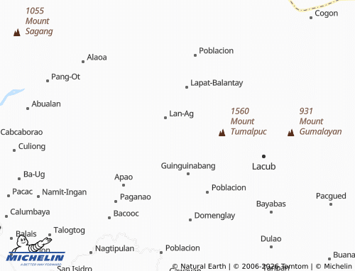MICHELIN Bacag map - ViaMichelin