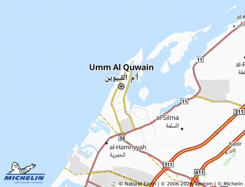Mapa MICHELIN al-Hamrah - C - ViaMichelin