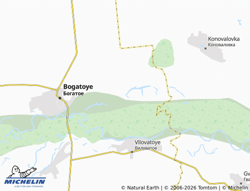 MICHELIN-Landkarte Ivanovka - ViaMichelin