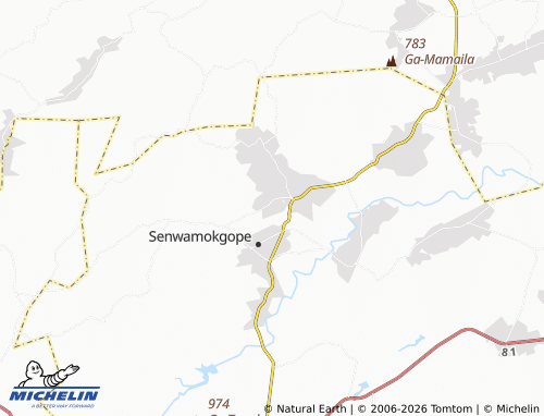 Mappa MICHELIN Vaalwater B - ViaMichelin