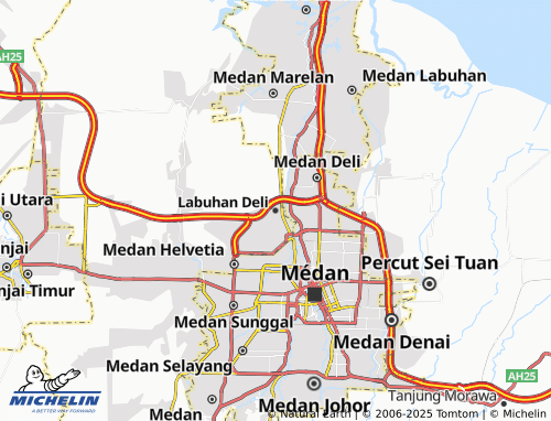 MICHELIN Labuhan Deli map - ViaMichelin