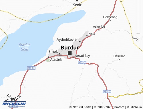 MICHELIN-Landkarte Üçdibek - ViaMichelin
