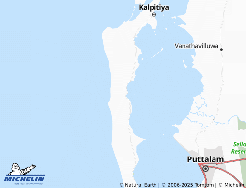 MICHELIN Palakudawa map - ViaMichelin