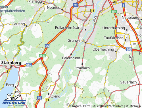 MICHELIN Baierbrunn map - ViaMichelin