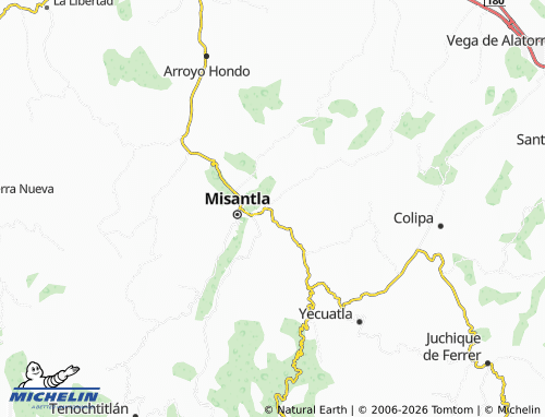 Mapa MICHELIN Paraíso 2000 - ViaMichelin