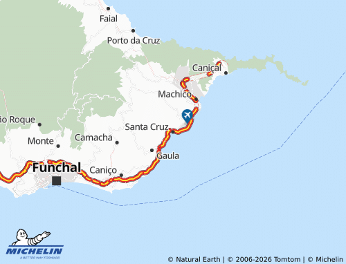 Mapa MICHELIN Santa Cruz - ViaMichelin