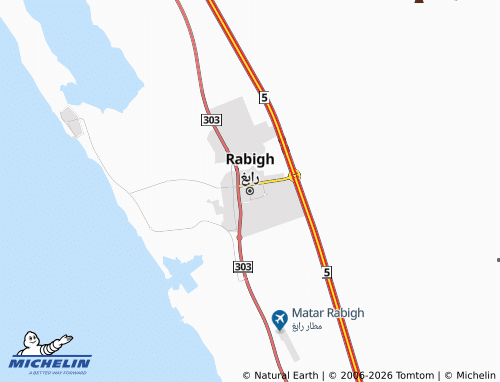 MICHELIN-Landkarte Rabigh - ViaMichelin