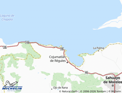 MICHELIN Petatán map - ViaMichelin