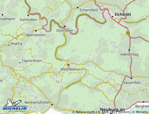 MICHELIN Aicha map - ViaMichelin