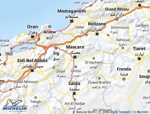 MICHELIN Mascara map - ViaMichelin