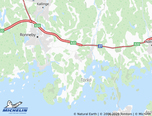 MICHELIN-Landkarte Kartorp - ViaMichelin