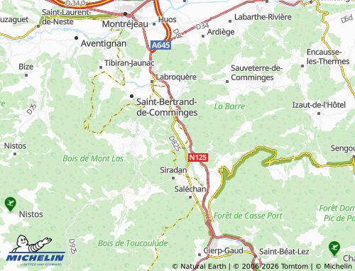 MICHELIN Bertren map - ViaMichelin