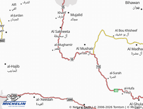 MICHELIN-Landkarte Al Azzah - ViaMichelin