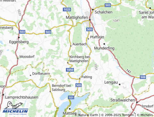 MICHELIN Siegertshaft map - ViaMichelin