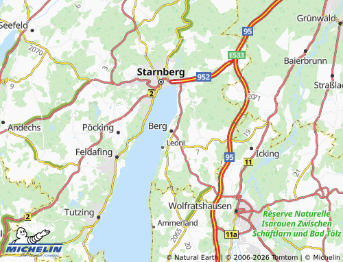 Mapa MICHELIN Berg - ViaMichelin
