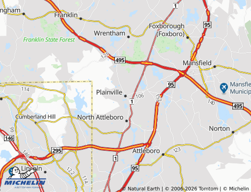 Mappa MICHELIN Plainville - ViaMichelin