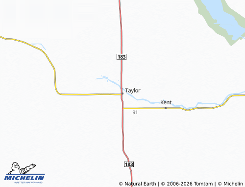 Mapa MICHELIN Taylor - ViaMichelin