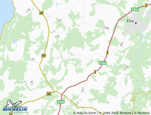 MICHELIN Teedla map - ViaMichelin