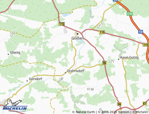 MICHELIN-Landkarte Falkenhain - ViaMichelin