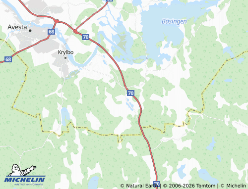 Mapa MICHELIN Igeltjärna - ViaMichelin