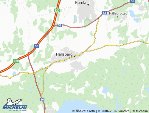 MICHELIN-Landkarte Hallsberg - ViaMichelin