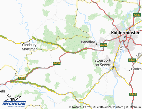 Carte MICHELIN Callow Hill - ViaMichelin
