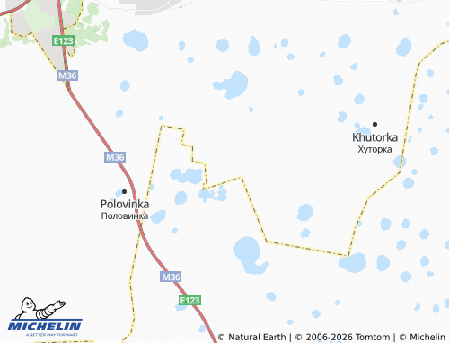 MICHELIN-Landkarte Mirnyy - ViaMichelin