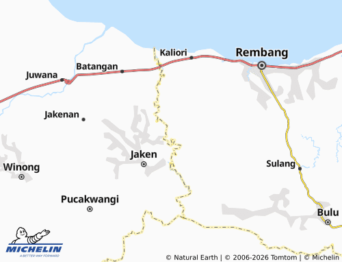 MICHELIN Sekarsari map - ViaMichelin