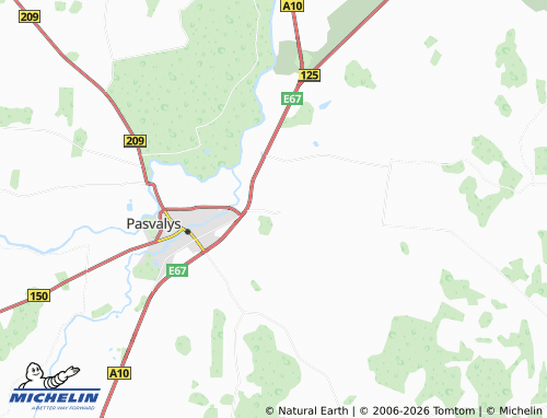 Mappa MICHELIN Kiemeliai - ViaMichelin
