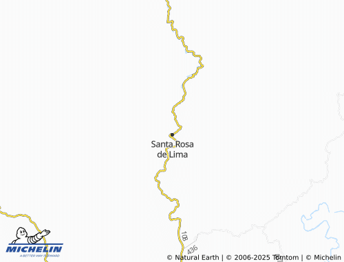 MICHELIN Margem Direita do Rio Braço do Norte map - ViaMichelin
