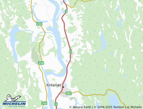 MICHELIN Namnå map - ViaMichelin