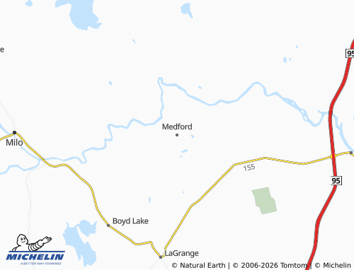 Kaart MICHELIN Medford - ViaMichelin
