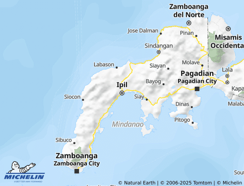 MICHELIN Zamboanga Sibugay map - ViaMichelin