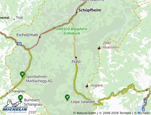 Mappa MICHELIN Flühli Luzern - ViaMichelin