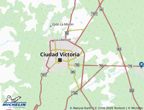 MICHELIN José de Escandón map - ViaMichelin