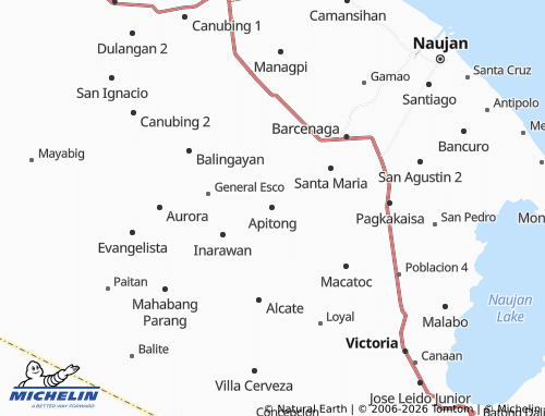 Mappa MICHELIN Apitong - ViaMichelin