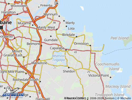 MICHELIN Capalaba map - ViaMichelin
