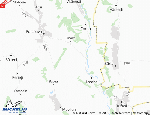 Carte MICHELIN Ursoaia - ViaMichelin