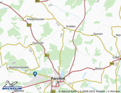 Carte MICHELIN Dargelütz - ViaMichelin