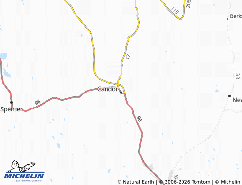 Mappa MICHELIN Candor - ViaMichelin