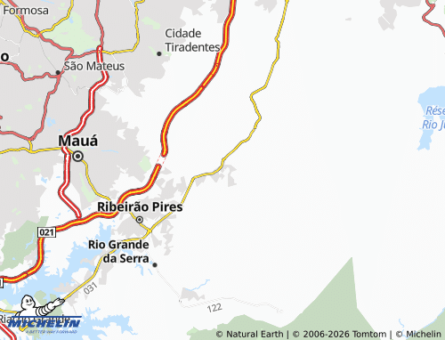 Mapa MICHELIN Centro Ouro Fino Paulista - ViaMichelin