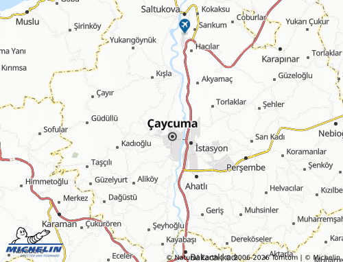 MICHELIN Pehlivanlar map - ViaMichelin