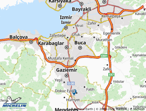 MICHELIN Göksu map - ViaMichelin