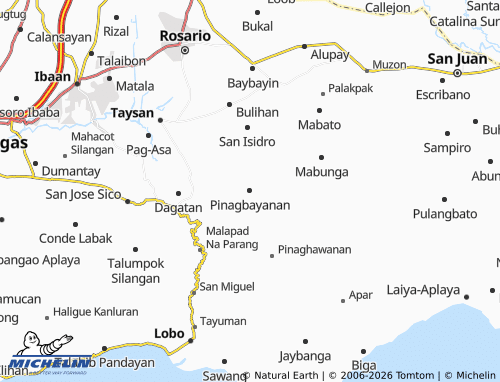 MICHELIN Pinagbayanan map - ViaMichelin